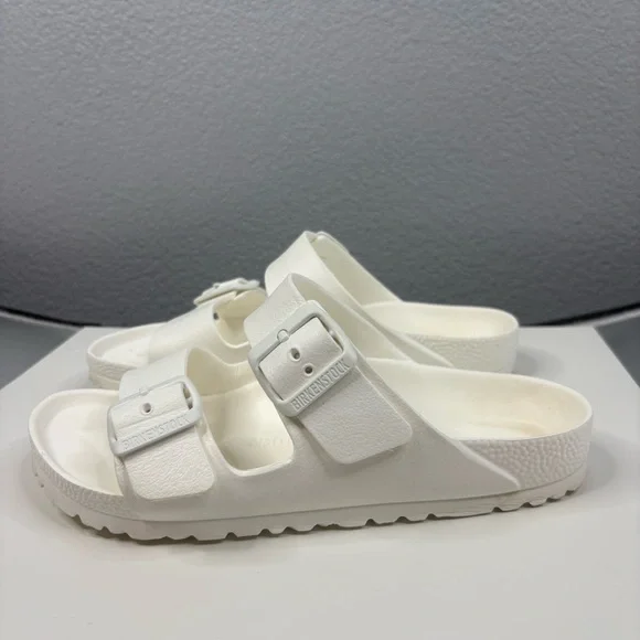 Birkenstock Arizona Essentials White Sandal Women’s 6 - Picture 1 of 12